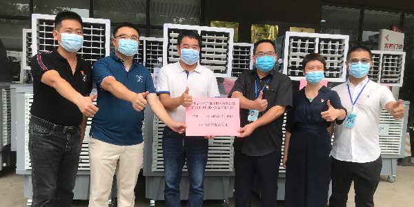 星科冷風機助力番禺中心醫院抗疫